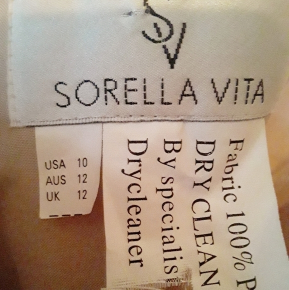 Sorella Vita Cream Tulle Lace Strapless Dress - Picture 5 of 7